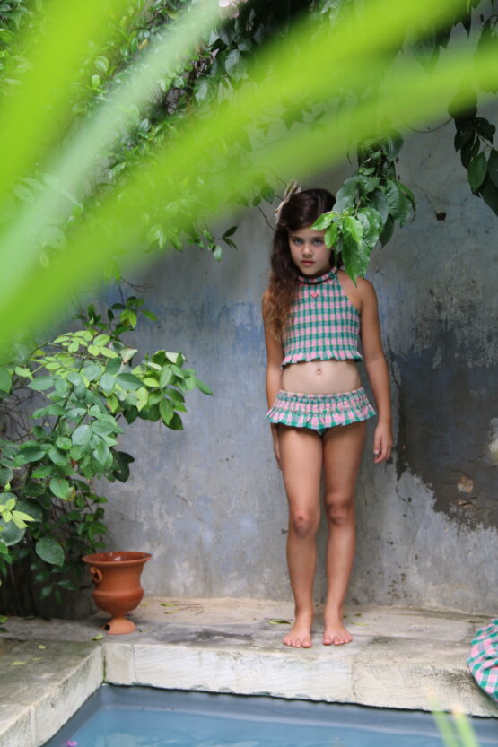 Bonjour - Maillot de bain - Vichy menthe fraise – Image 5