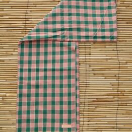 Bonjour - Paréo - Vichy vert menthe fraise