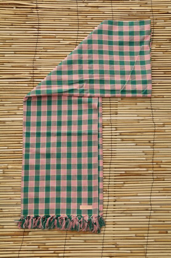 Bonjour - Paréo - Vichy vert menthe fraise