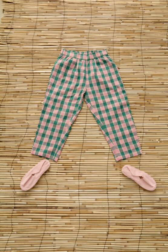Bonjour - Pantalon - Vichy menthe fraise – Image 3