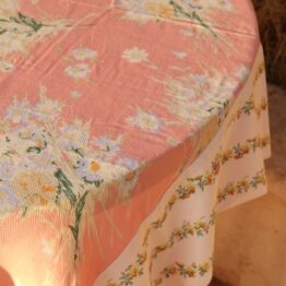 Bonjour - Nappe imprimé Marguerite