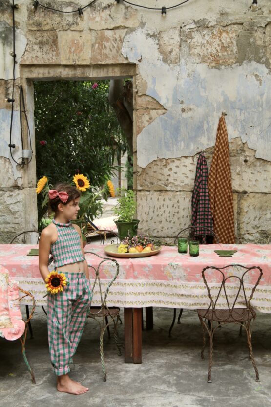 Bonjour - Pantalon - Vichy menthe fraise – Image 6